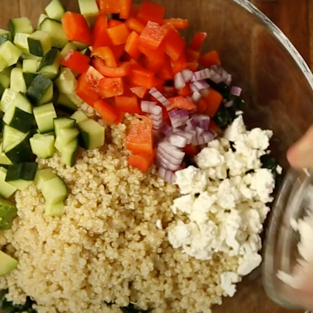 Kale,Quinoa and Avocado Salad